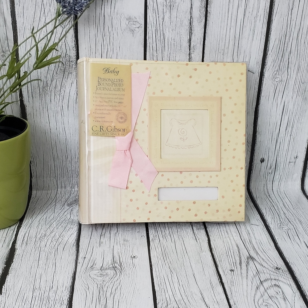 Vintage C.R. Gibson Personalized Bound Photo Journal Album